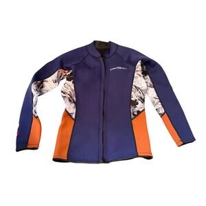 Seaskin Kids Wetsuit Jacket size medium Scuba Surfing Diving Top